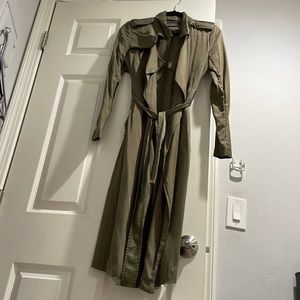 Badgley Mischka soft trench coat